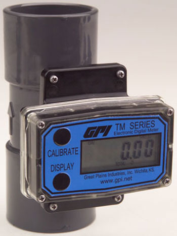 TM Spigot Water Meter with 90 Degree Adapter
